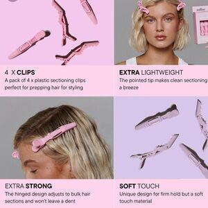 My Beauty Spot Professional Salon Quality Blow Dry Hair Styling Clips 2pk NWT